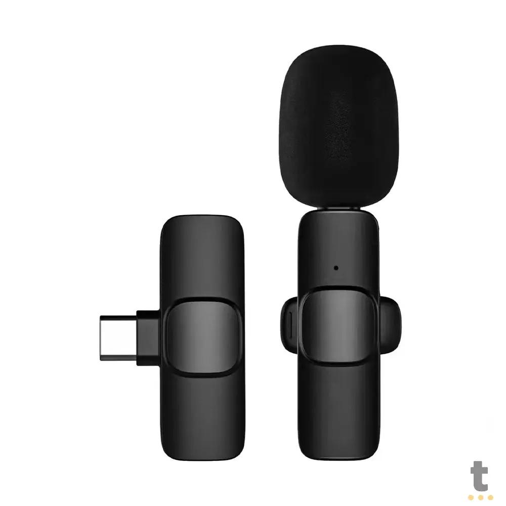 Microfone Sem Fio Wireless Lapela Tipo C - F2 Truedata